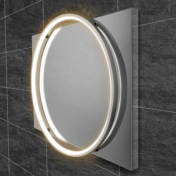 HIB Solas 60 LED Illuminated Mirror (Chrome Frame)